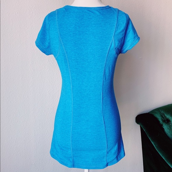 Z by Zella Blue Performance Top Size S - Picture 2 of 3